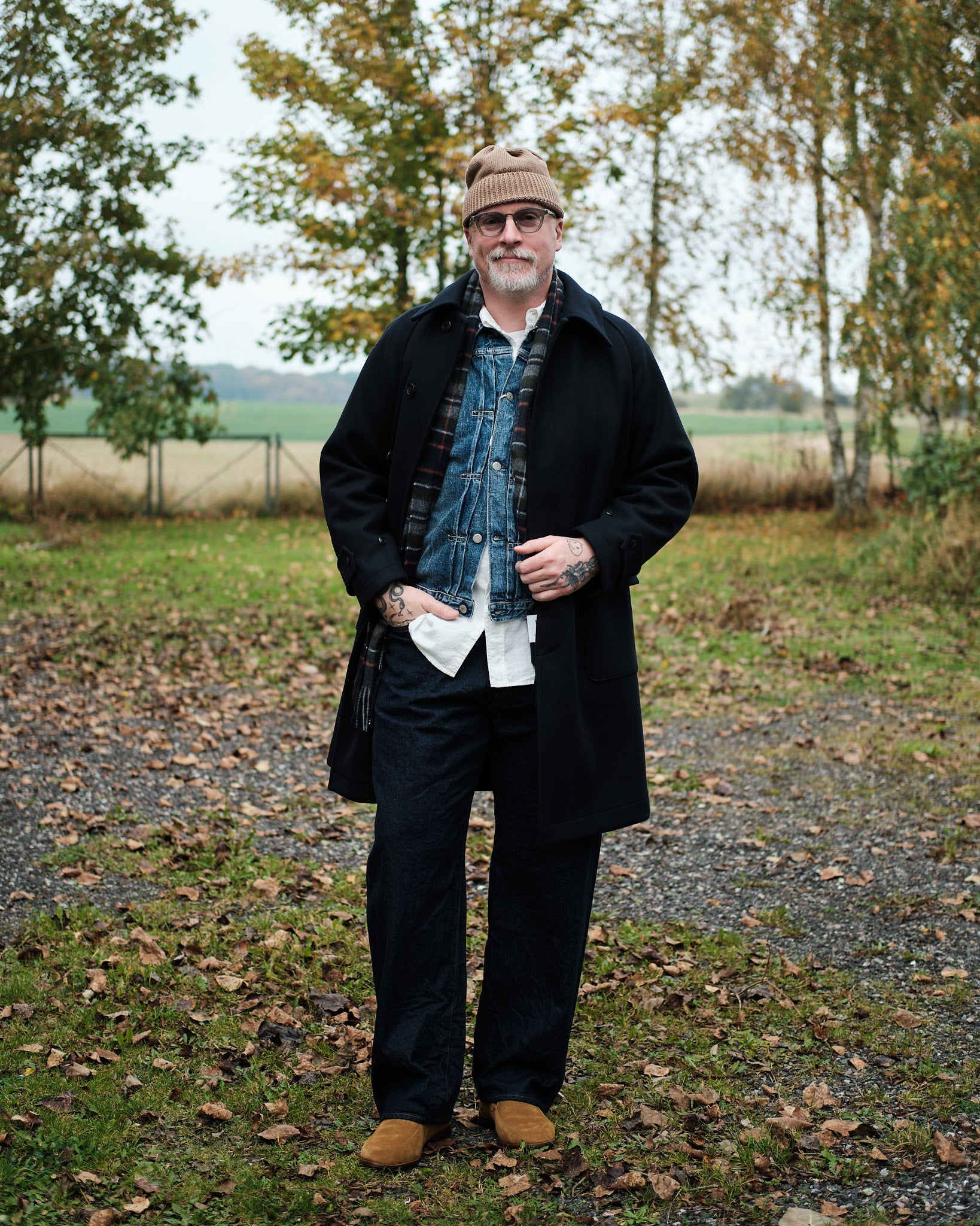 Traveller Coat Navy by Kaptain Sunshine - Meadow