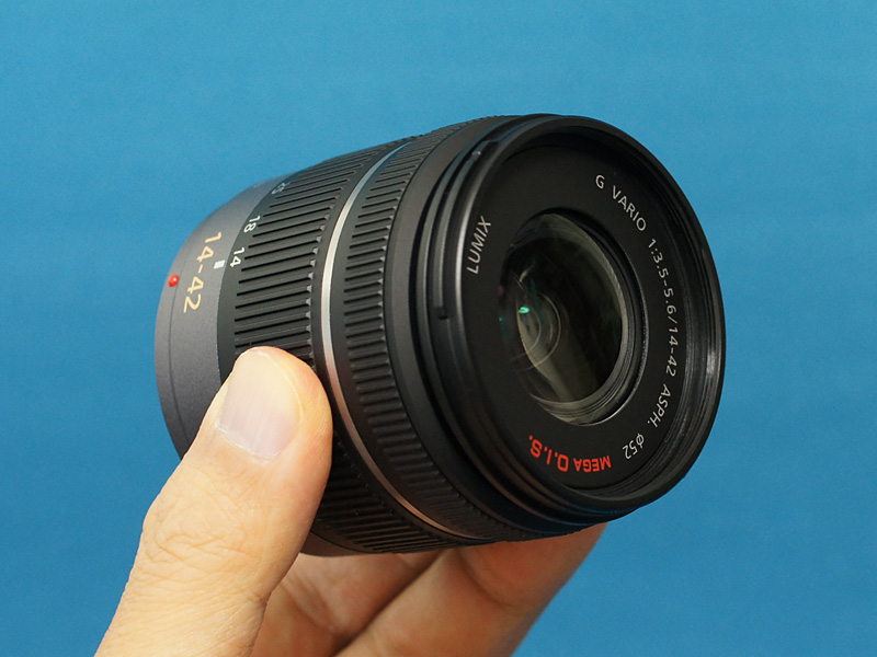 パナソニック レンズ G VARIO 14-42mm /monox デジカメ 比較 レビュー