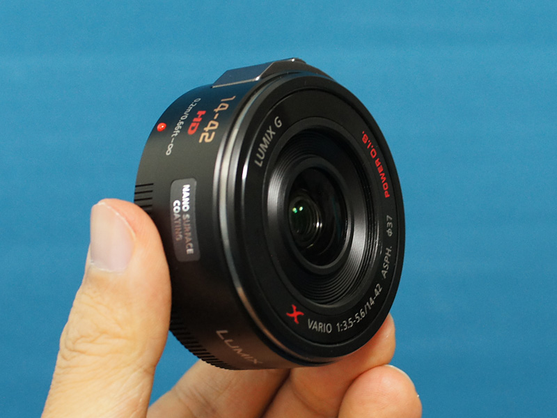 パナソニック レンズ G X PZ 14-42mm /monox デジカメ 比較 レビュー
