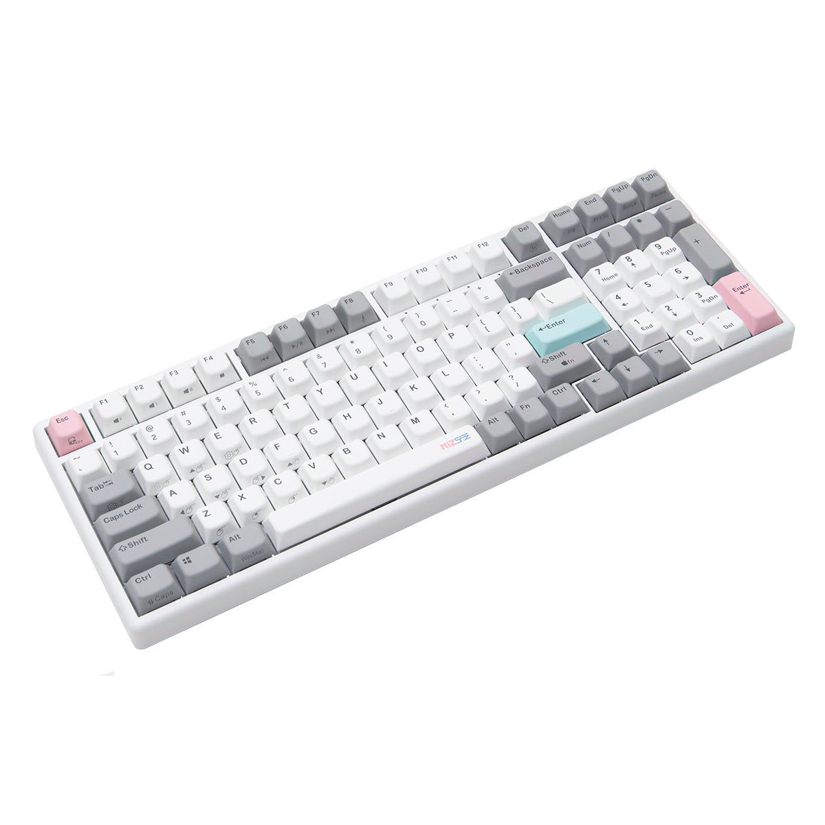 NiZ X99 静電容量無接点キーボード テンキー付き 白い