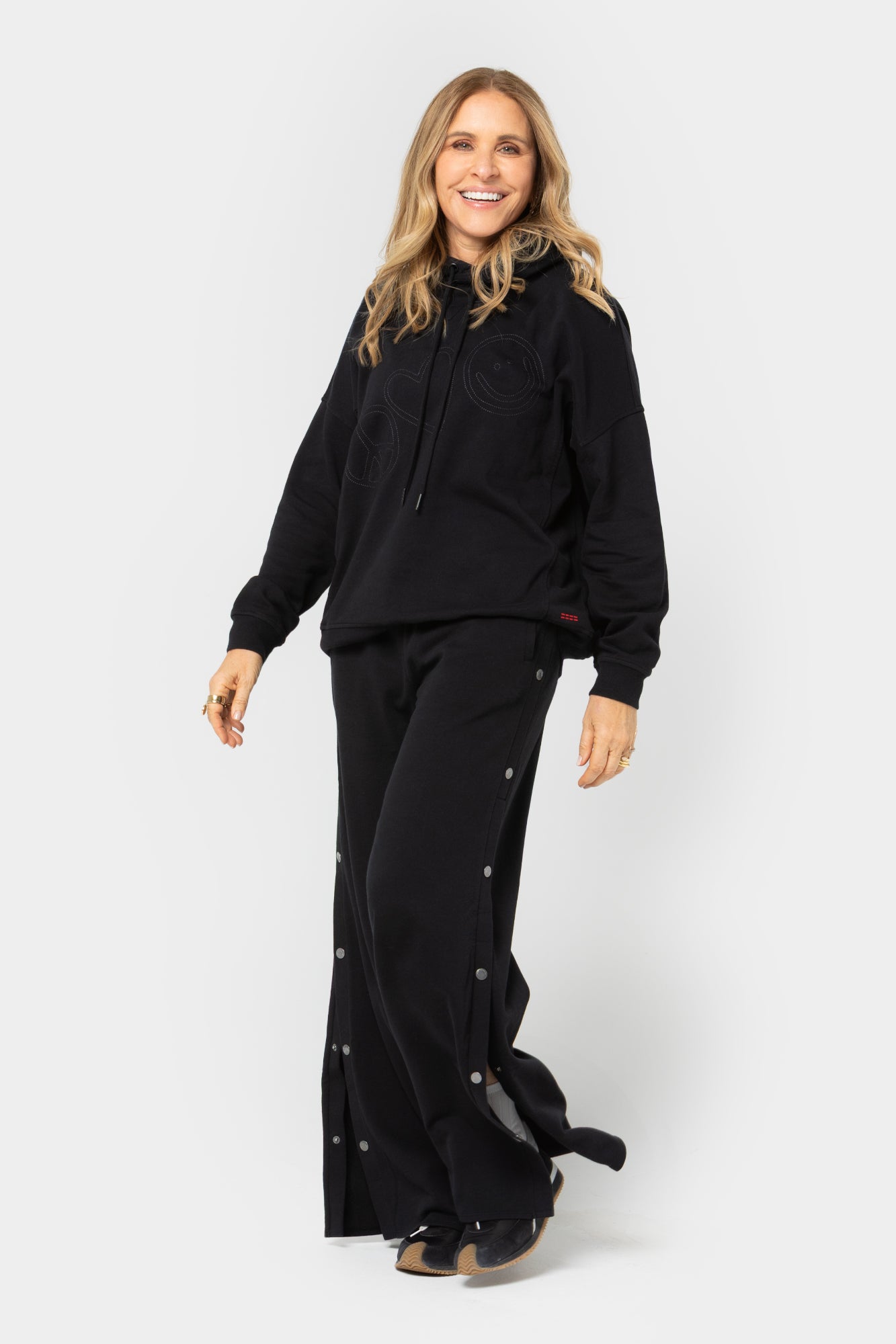 French Terry Side Snap Pants – Peace Love World