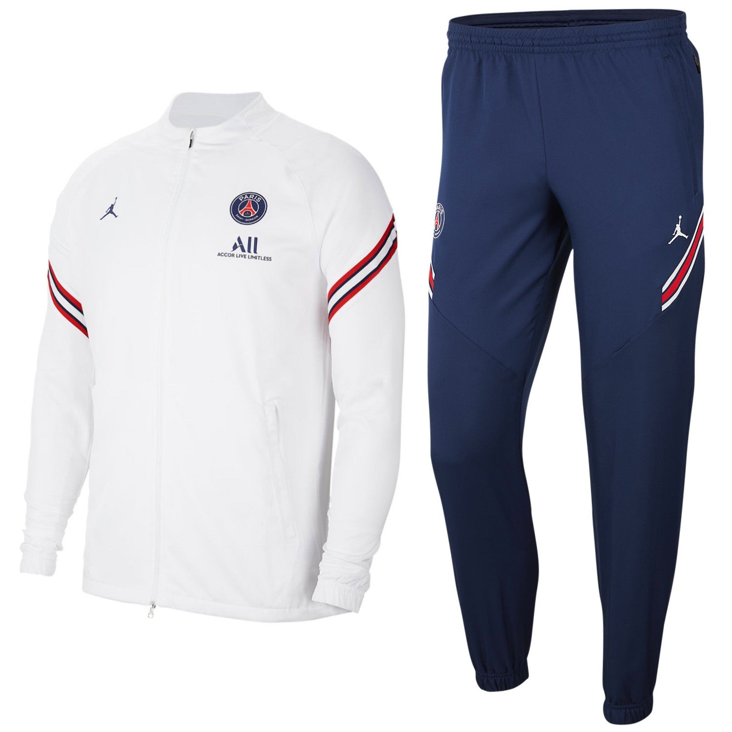 Jordan x PSG Soccer training presentation tracksuit 2021/22