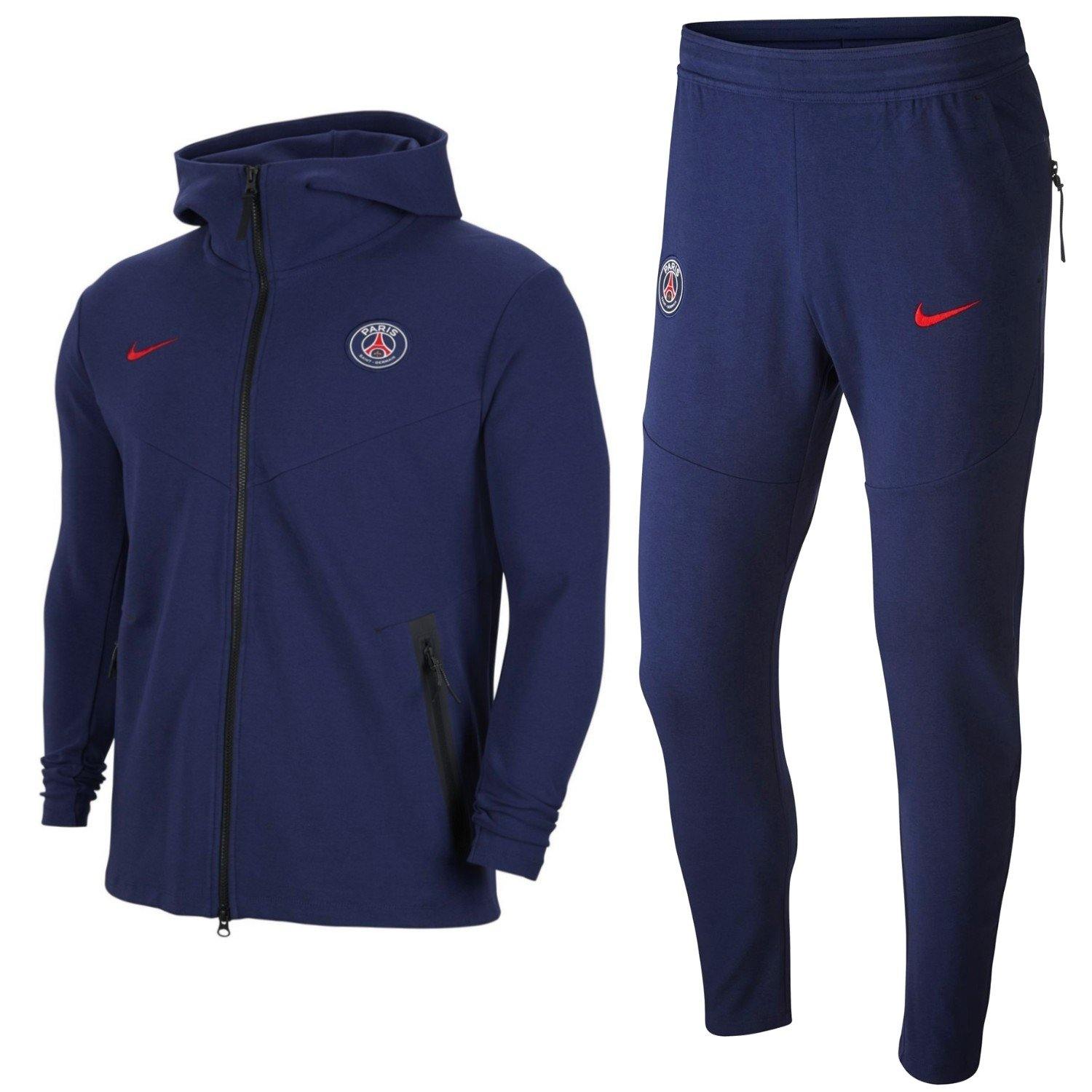 PSG Tech pro navy presentation soccer tracksuit 2020/21 - Nike