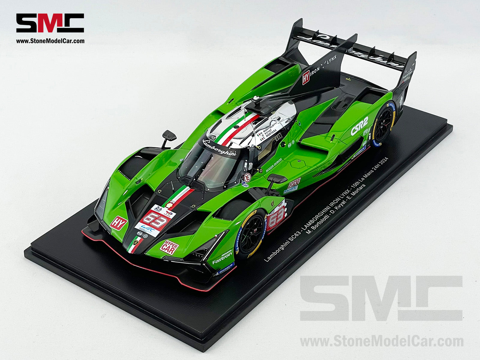 24h Le Mans 2024 Lamborghini #63 SC63 10th Bortolotti, Kvyat