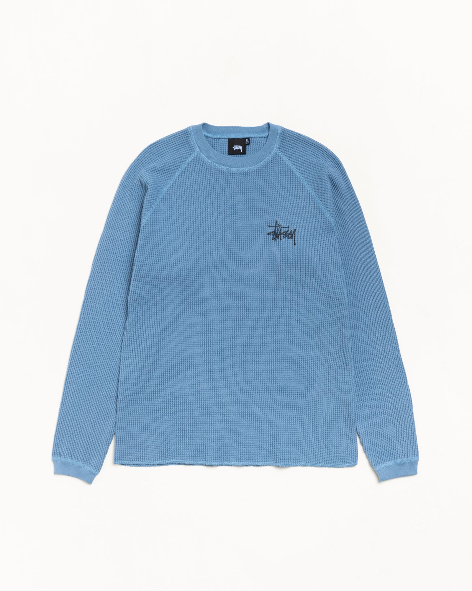 Basic Stüssy Thermal – Dust Blue | Tops & Knits | Stüssy