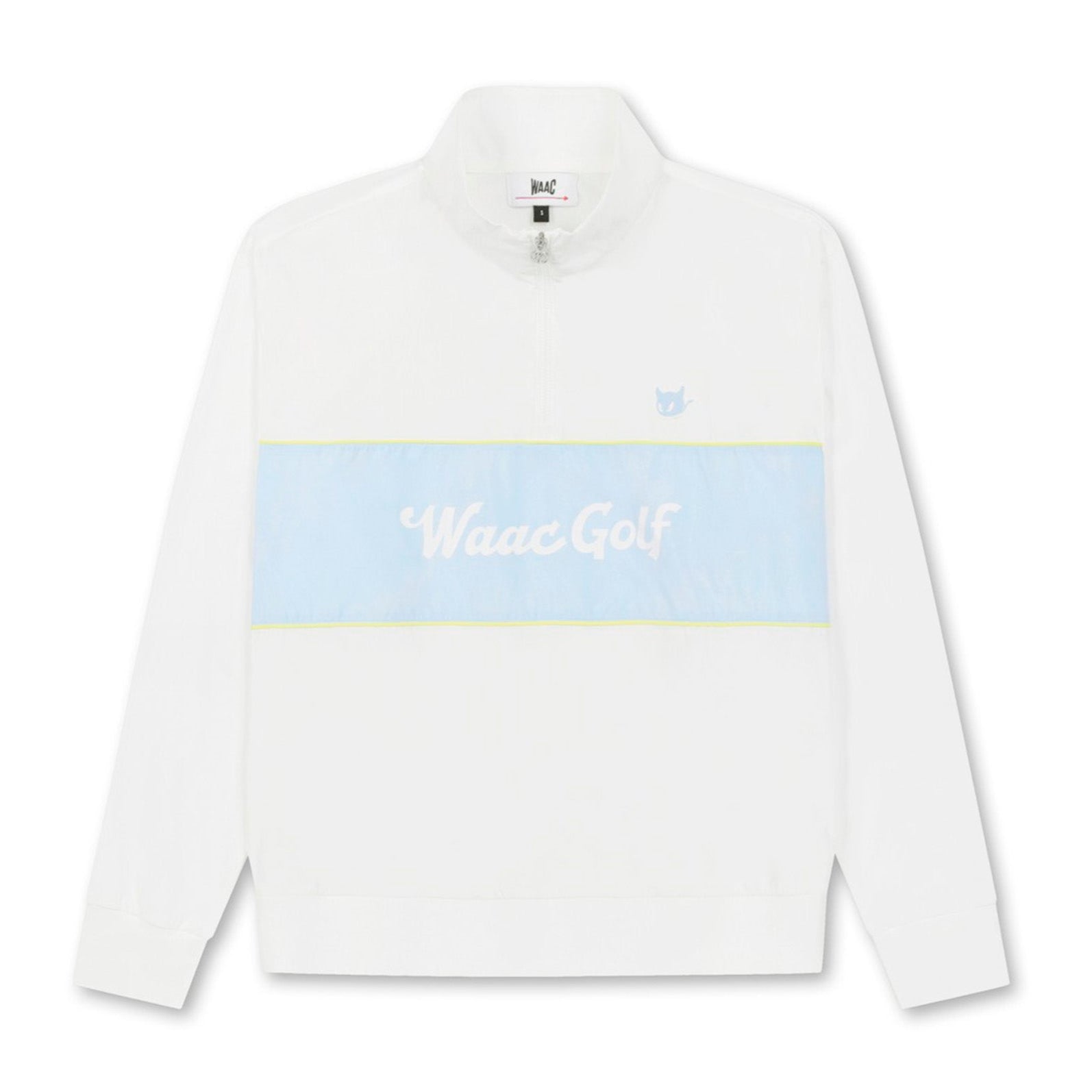 WOMEN ハイブリッドハーフジッププルオーバー ホワイト