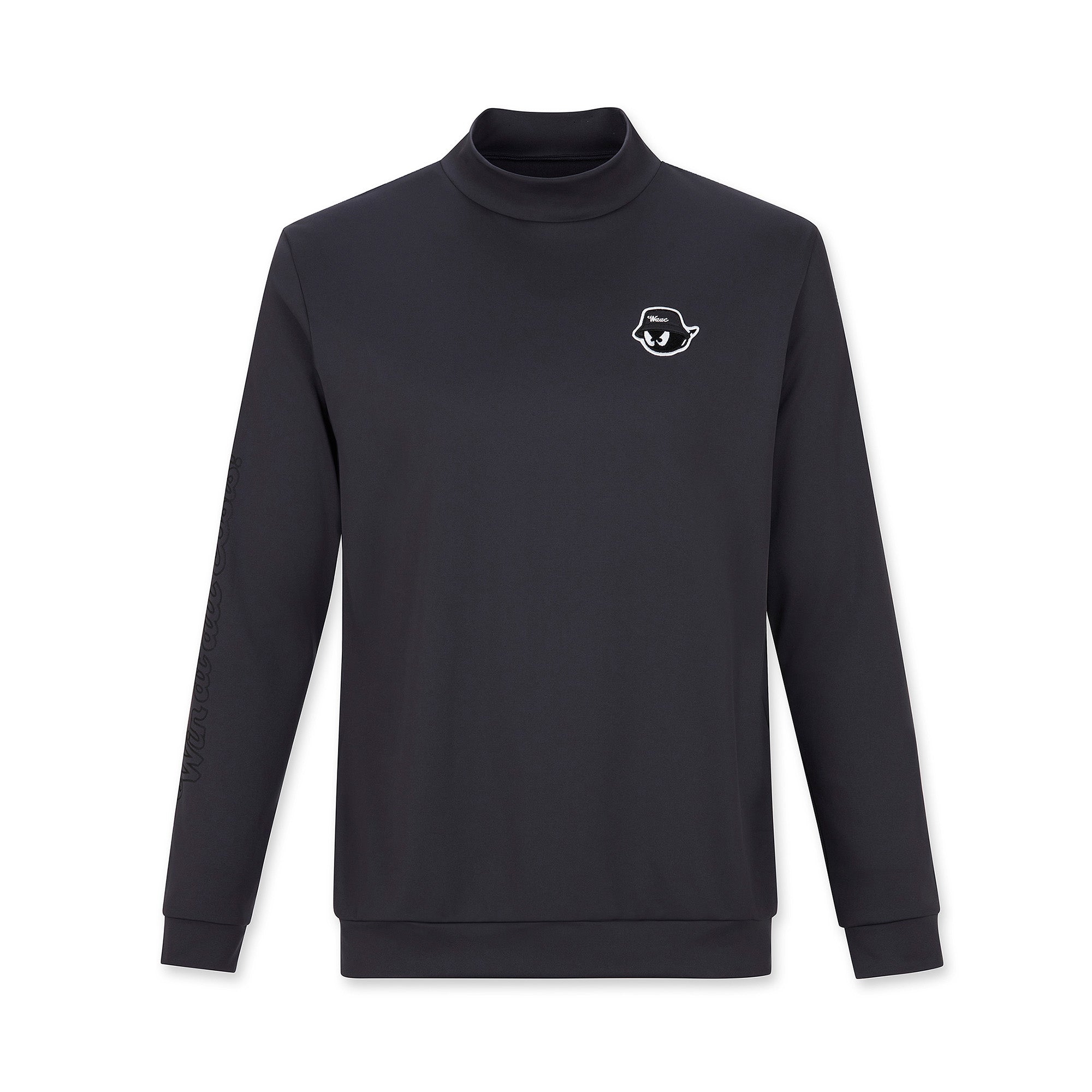 MEN ファンクショナルスムースモックネック チャコール