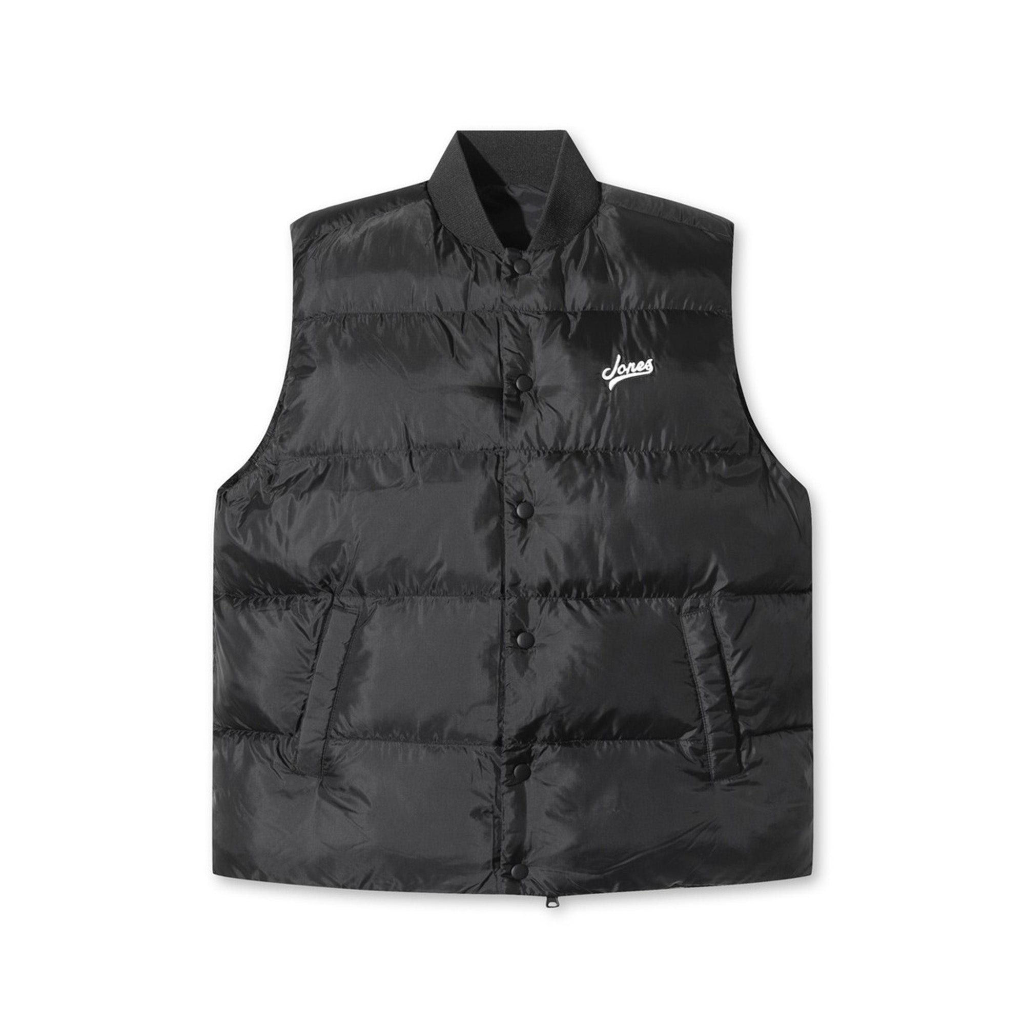 WAAC X JONES】MEN スタジアムパデッドベスト ブラック