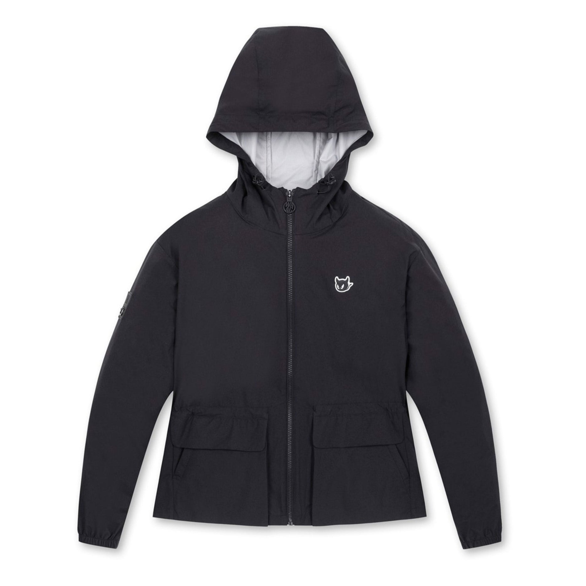 WOMEN ESSENTIALウィンドブレーカー ブラック