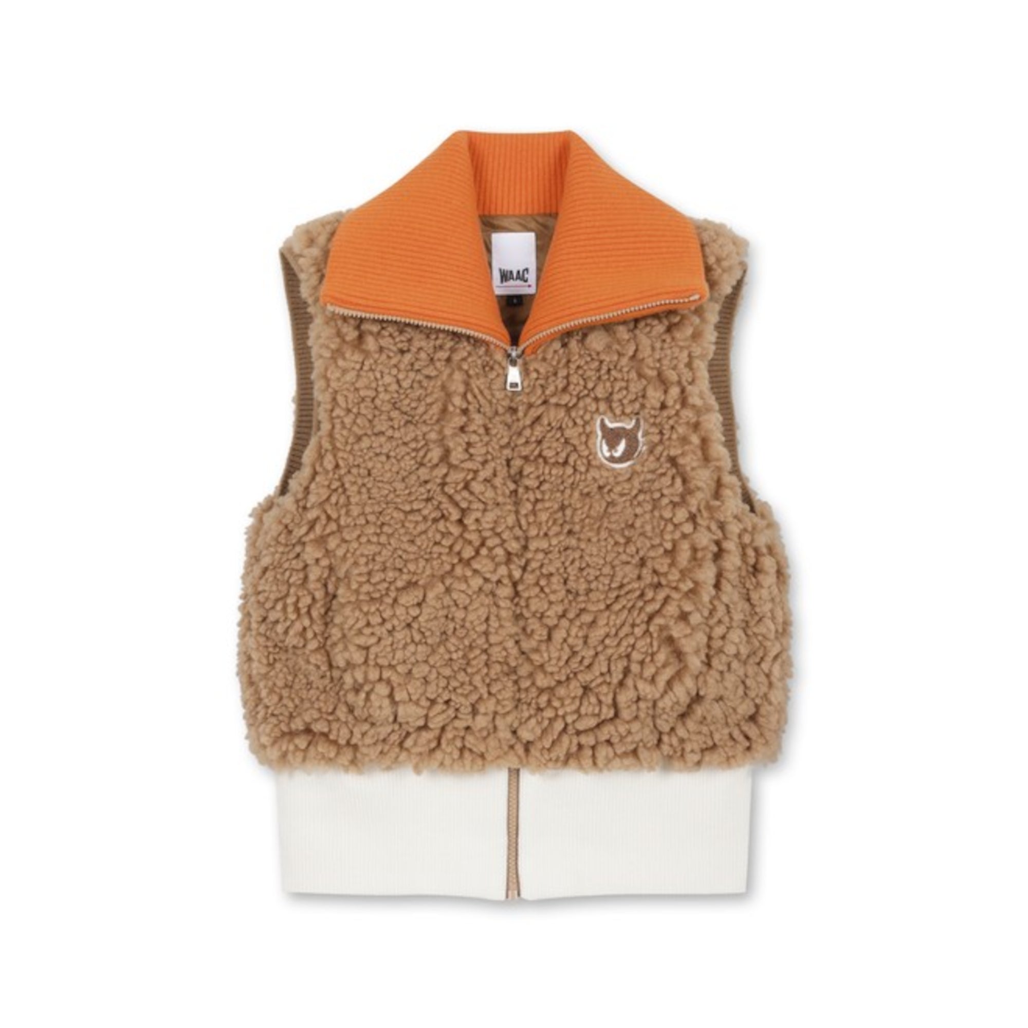 WOMEN フリースベスト ベージュ