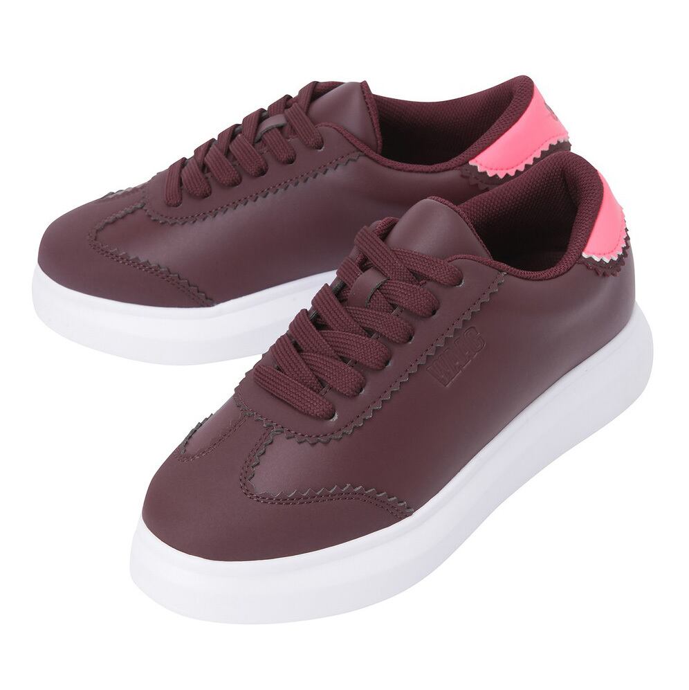 WOMEN BUTTER レースゴルフシューズ ボルドー