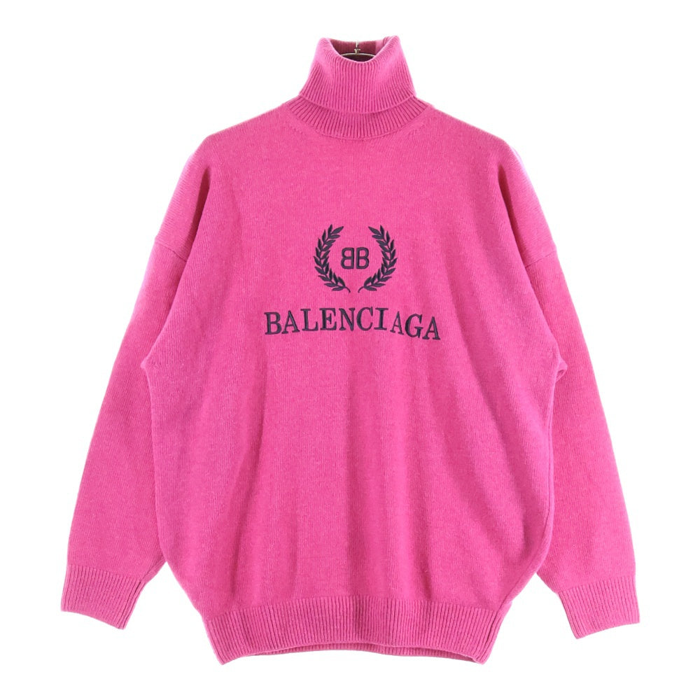 BALENCIAGA(バレンシアガ) 18AW ロゴ刺繍 カシミヤ混 ウール