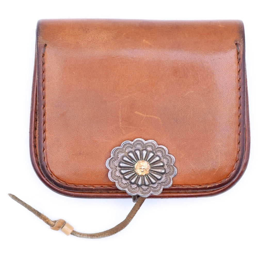 goro's(ゴローズ) K18付きフラワーコンチョ付き 角型小銭入れ 財布