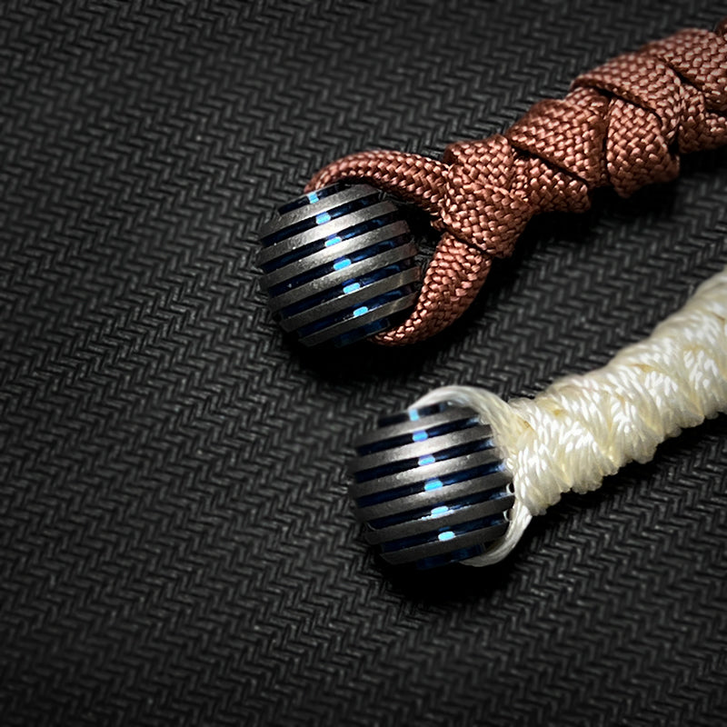 Titanium Round Lanyard Bead – Zyac knives