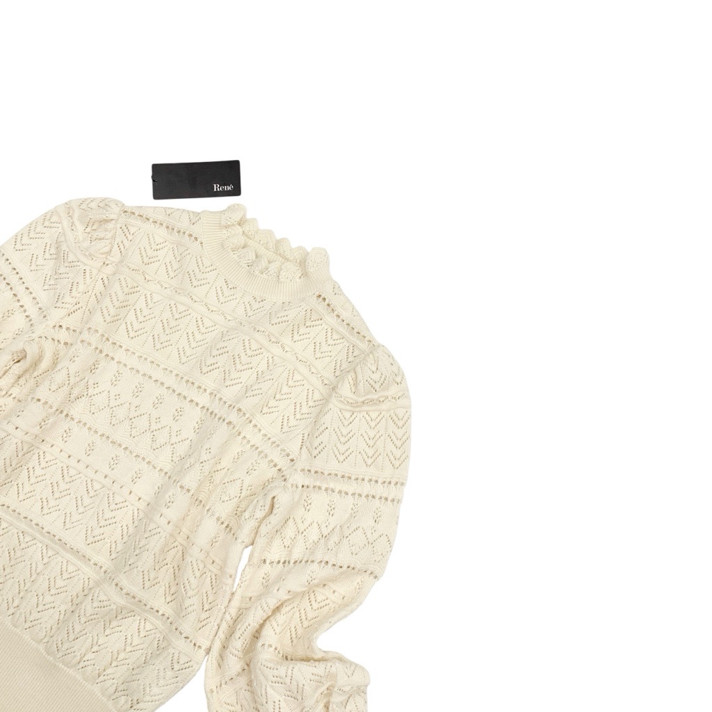 Rene ルネ 透かし編み ニットトップス 6342170 | ブランド服の宅配買取