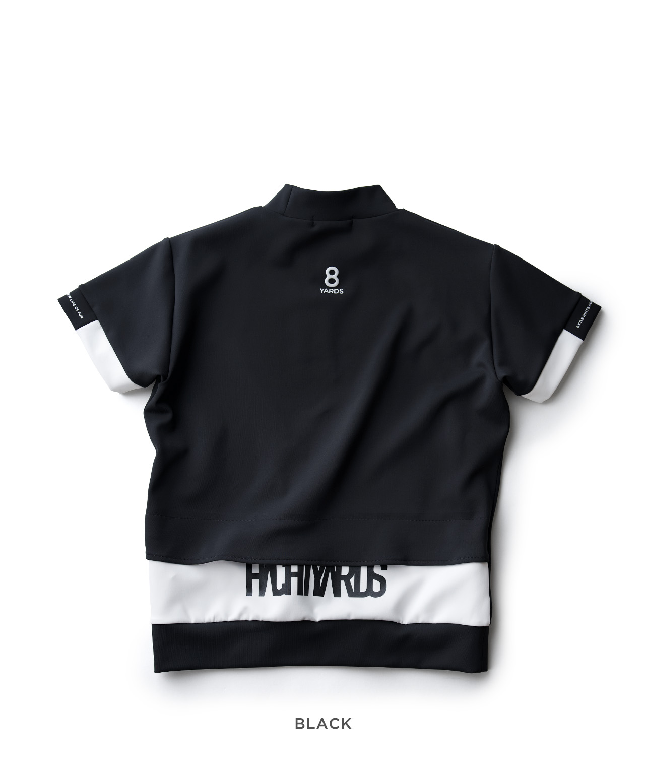 8YARDS ブラック ハイネック トレーナー 新品 8ヤーズ レディース