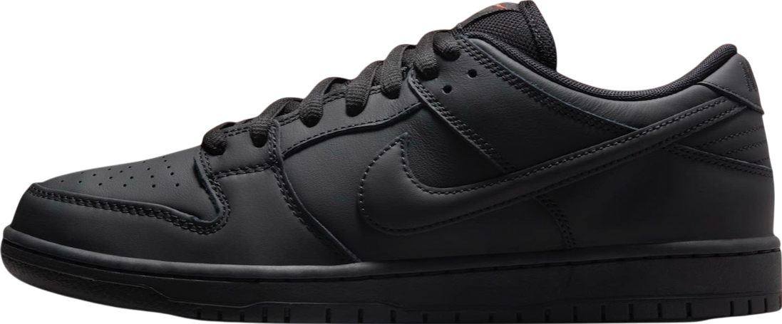 Nike SB Dunk Low Pro ISO Triple Black - Oct 2024 - FJ1674-001