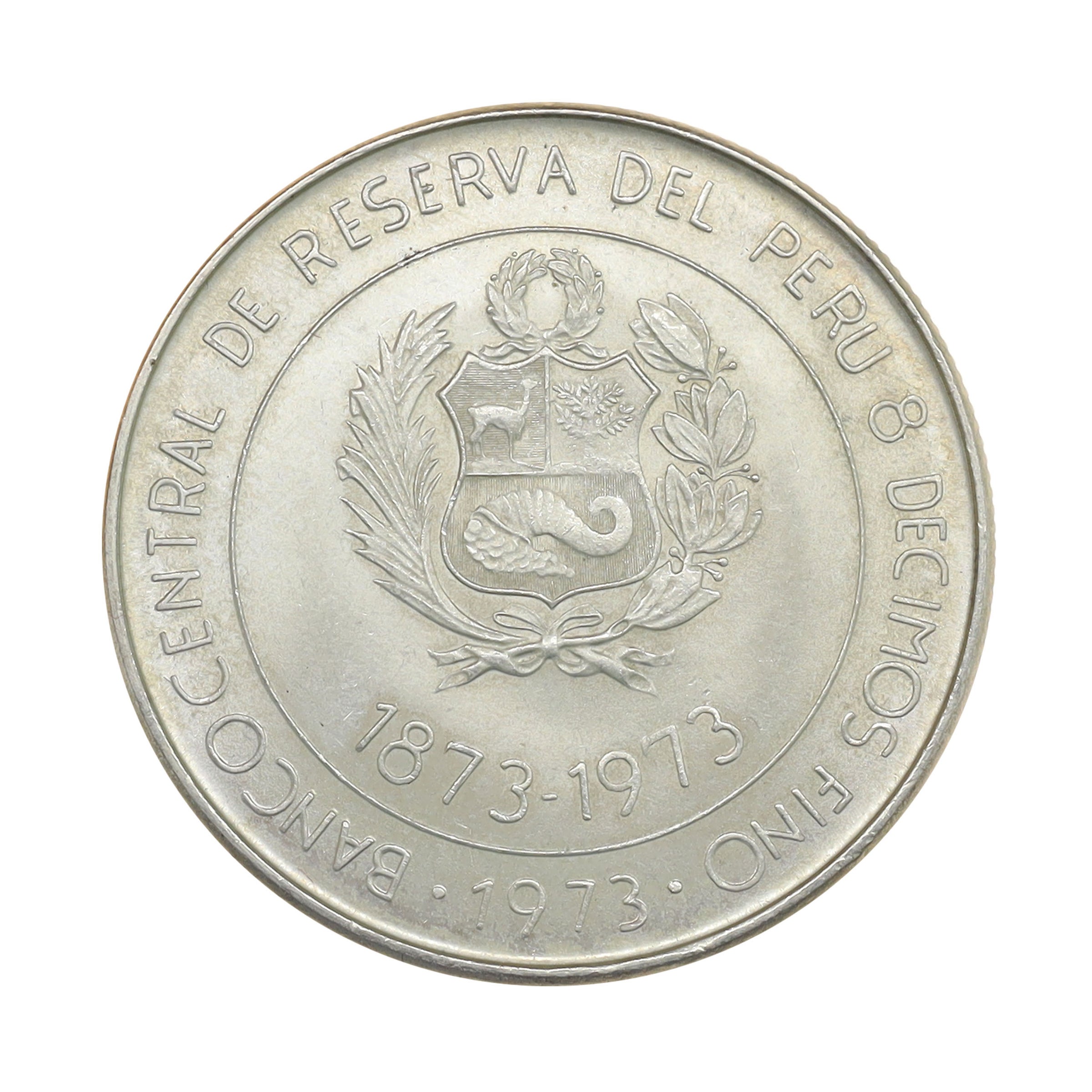 ペルー 1973年 100ソル 銀貨 ペルー日本貿易100周年記念 Peru 100
