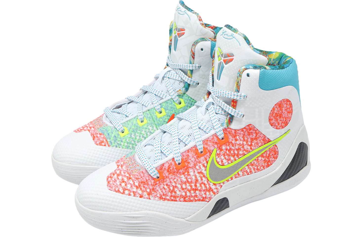 Nike Kobe IX Elite High Protro GS White / Chlorine Blue Black