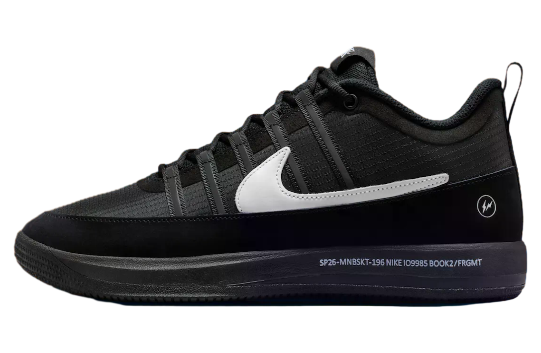 Fragment x Nike Book 2 Black / White - Feb 2026 - IO9985-900