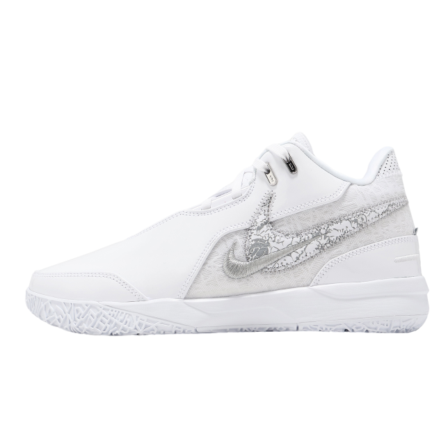 Nike ZM LeBron NXXT Gen AMPD EP White Metallic Silver - Apr 2024