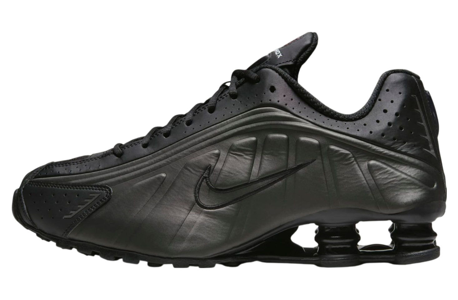 Nike Shox R4 Black / Bright Crimson - Nov 2024 - HQ1988-001