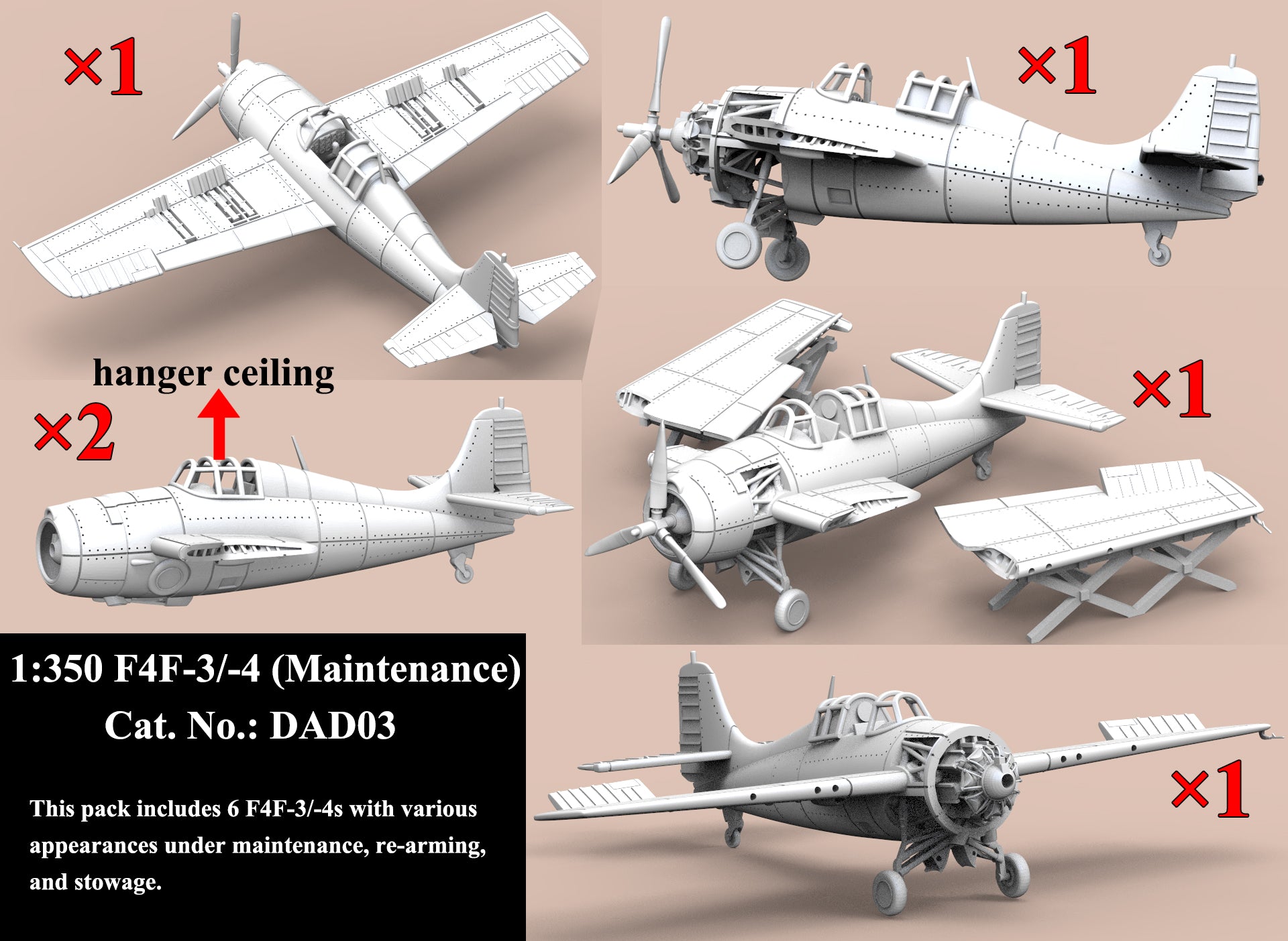 1940s USN Grumman F4F 