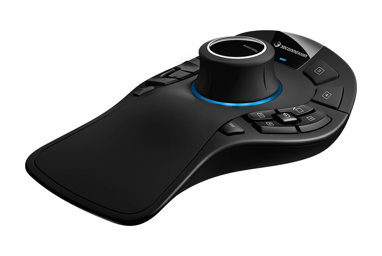 SpaceMouse Pro Wireless: comfort at mobile CAD workplace