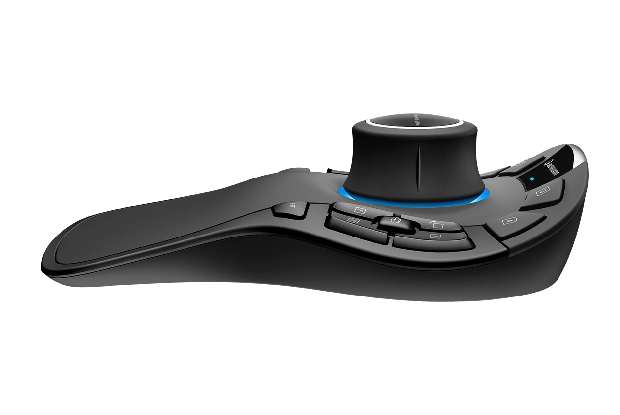 SpaceMouse Pro Wireless: comfort at mobile CAD workplace