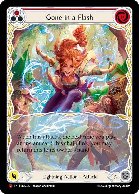 Gone in a Flash (Extended Art) - Rosetta - Flesh and Blood TCG