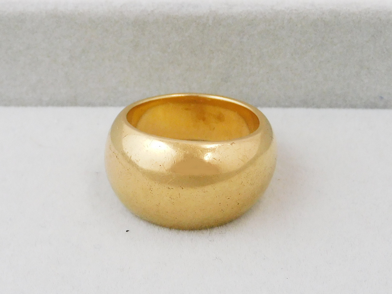 かまぼこ型の金の指輪｜郡山のまじめな買取専門店Tamaki