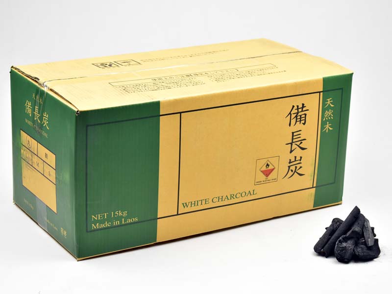 ラオス備長炭 特割小15kg | 業務用備長炭・オガ炭・木炭販売の専門店