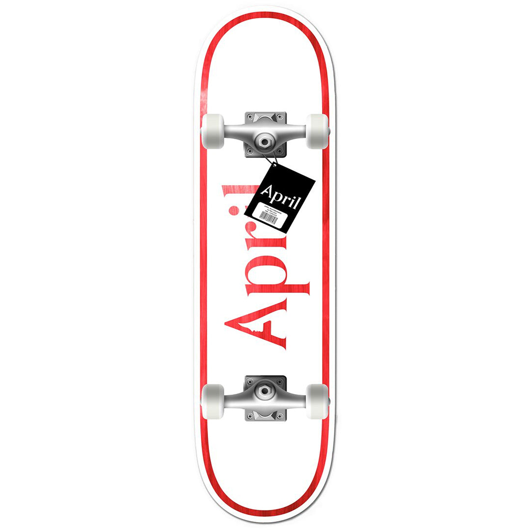 APRIL SKATEBOARDS（エイプリル スケートボード）| OG LOGO RED - 7.5