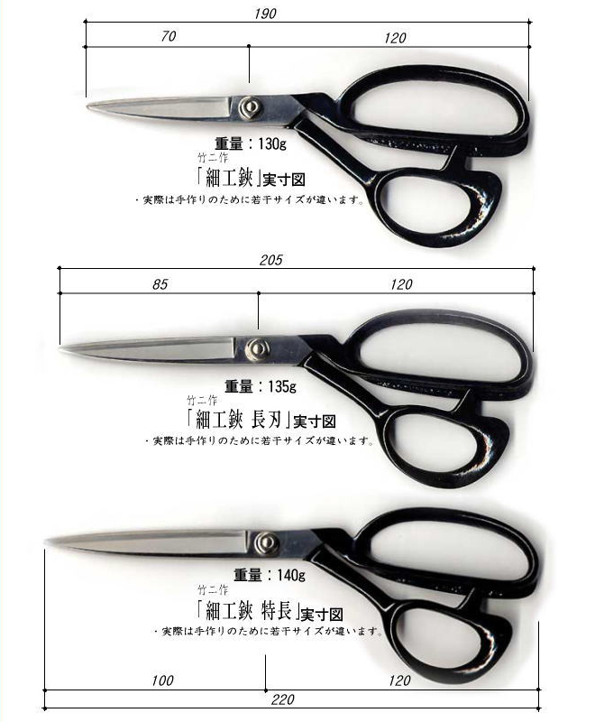 登録商標｢竹二作｣ 多鹿治夫鋏製作所