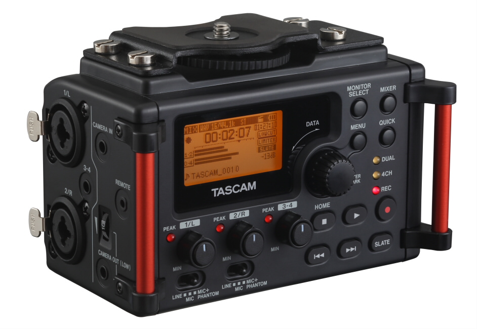 DR-60DMKII | 4-Track Audio Field Recorder & Mixer for Audio/Video