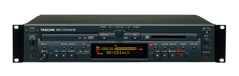MD-CD1MKIII | Combination MiniDisc Recorder/CD Player | TASCAM