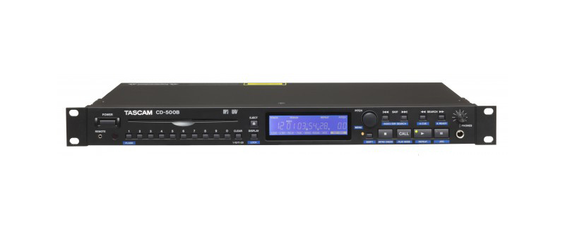 CD-500B | 業務用1U CDプレーヤー | TASCAM (日本)