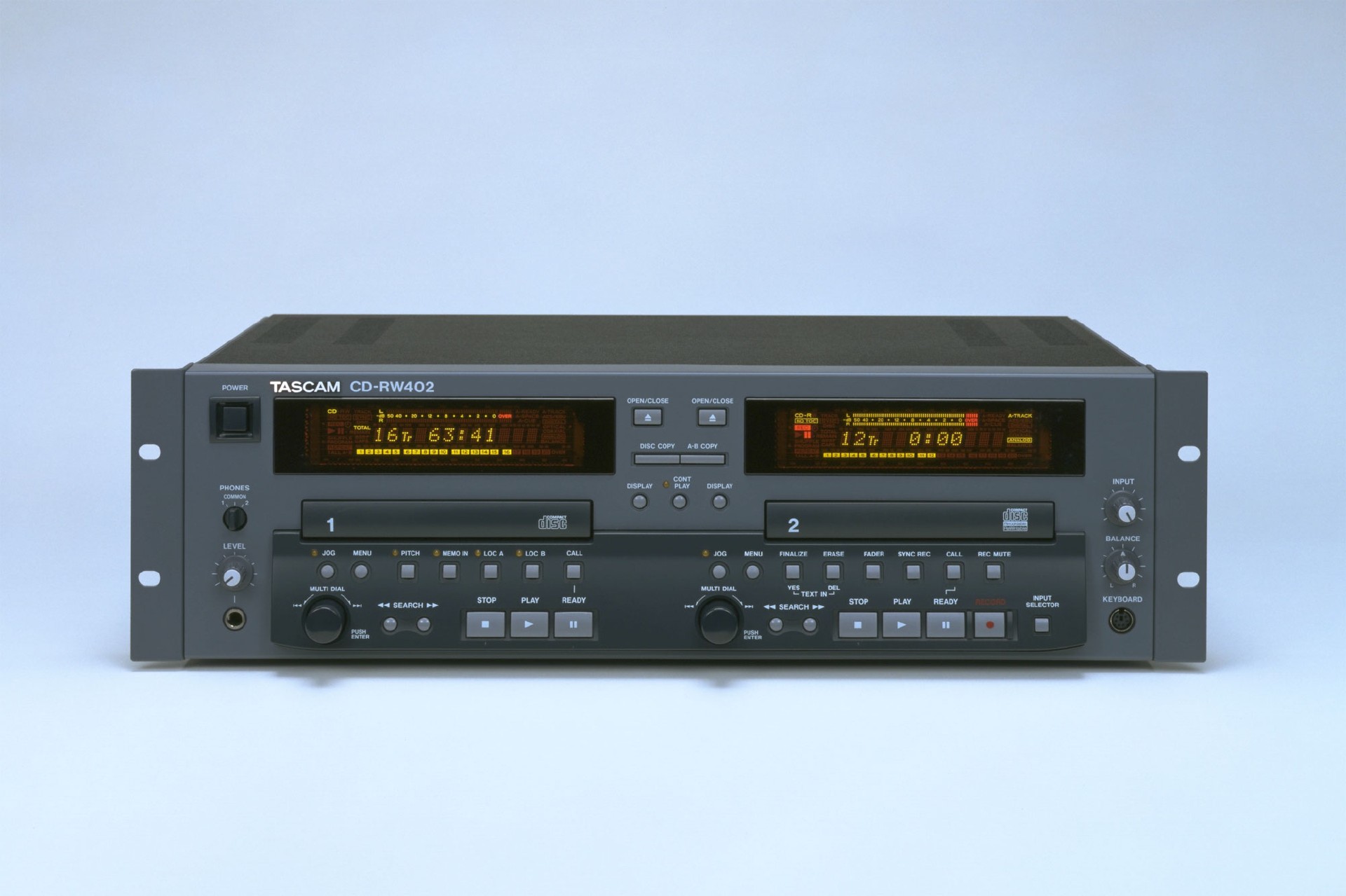 CD-RW402 | CDレコーダー/デュプリケーター | TASCAM(日本)