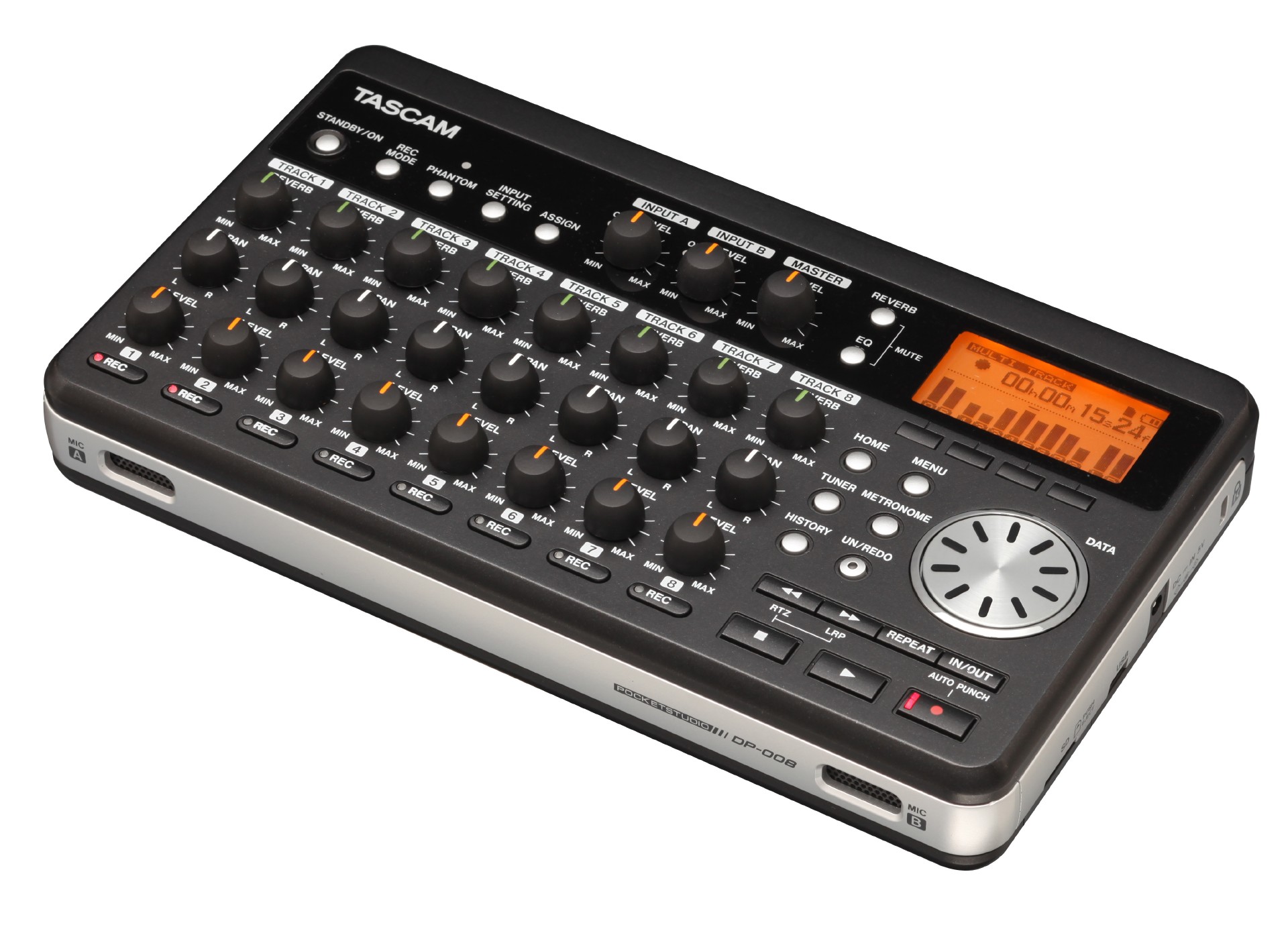 DP-008 | 8トラック SD/SDHC MTR | TASCAM(日本)