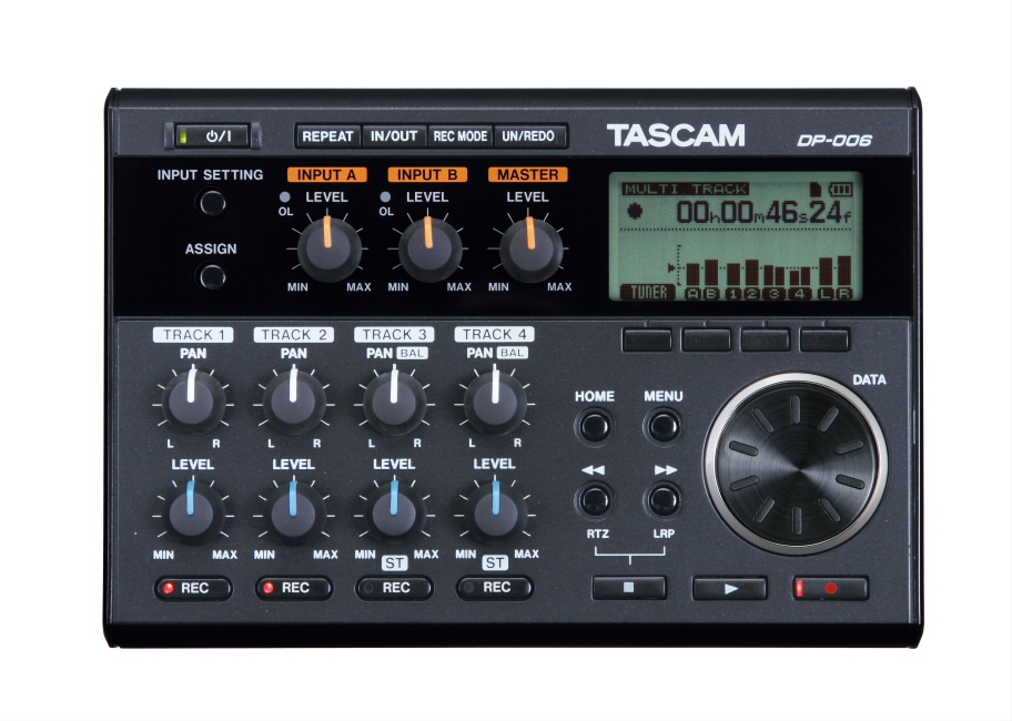 DP-006 | 6トラック SD/SDHC MTR | TASCAM (日本)