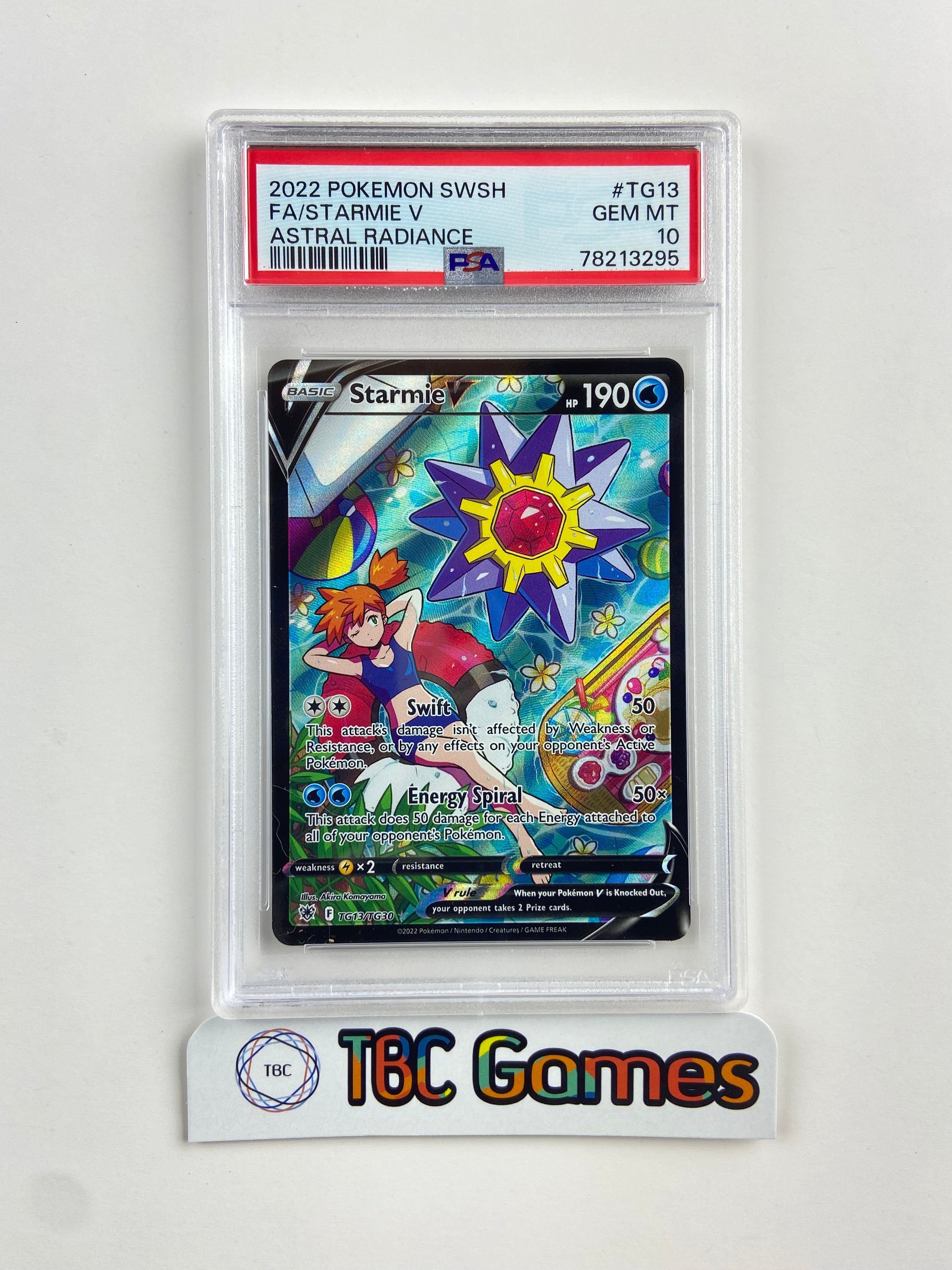 Starmie V Astral Radiance TG13/TG30 PSA 10 – TBC Games