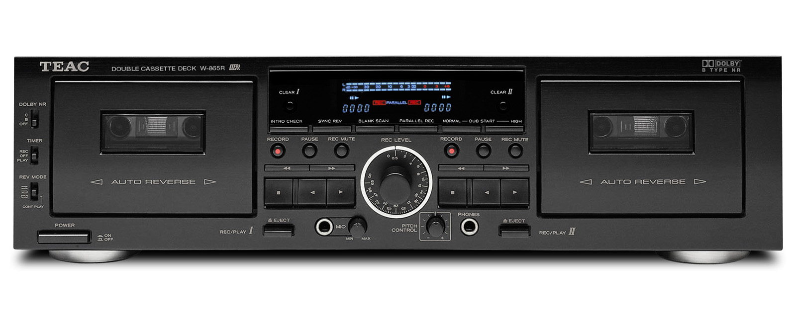 ダブルカセットデッキ TEAC ティアック W-860R ブラック TEAC W-860R