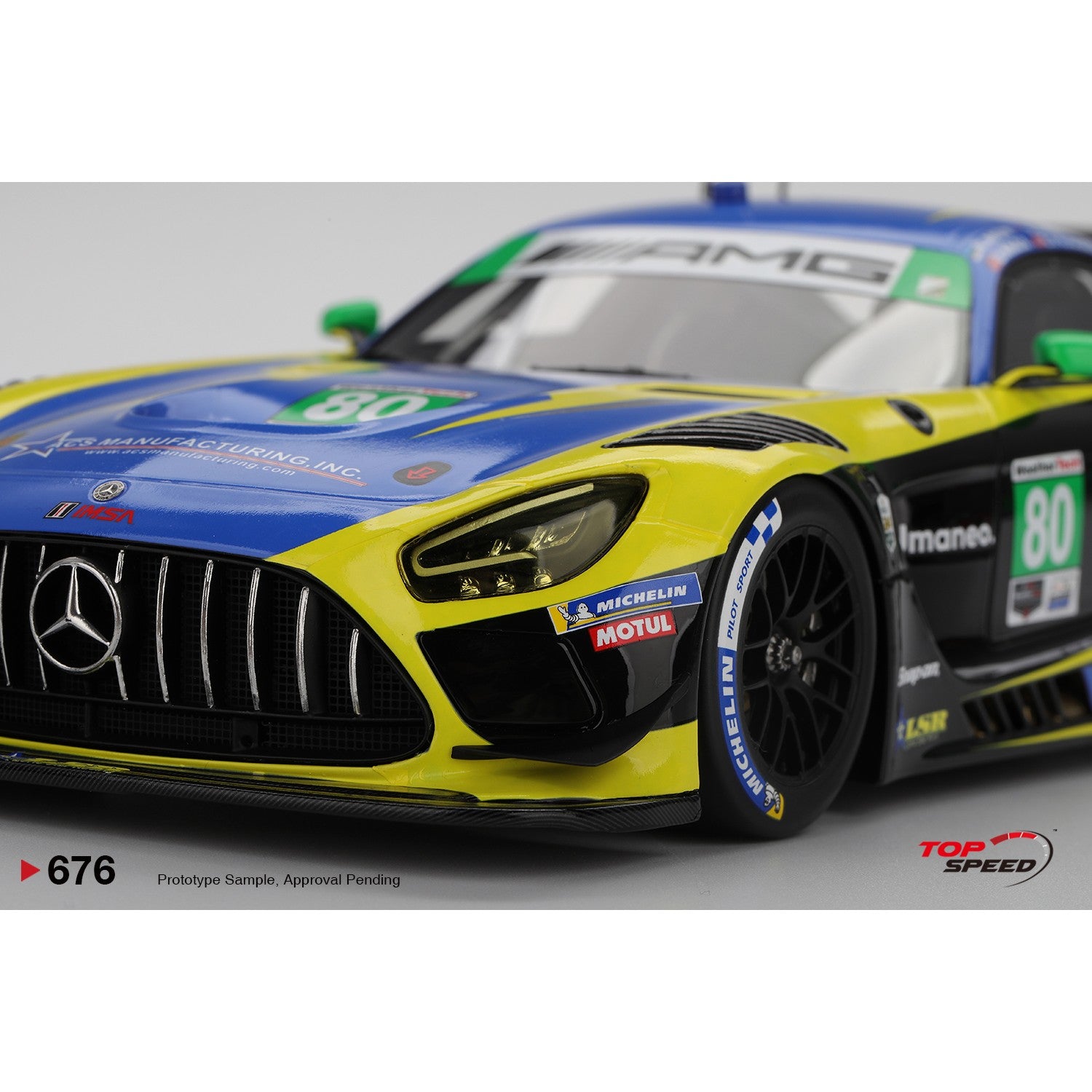 PRE-ORDER 1/18 Mercedes AMG GT3 EVO #80 2025 Daytona – Team IMSA