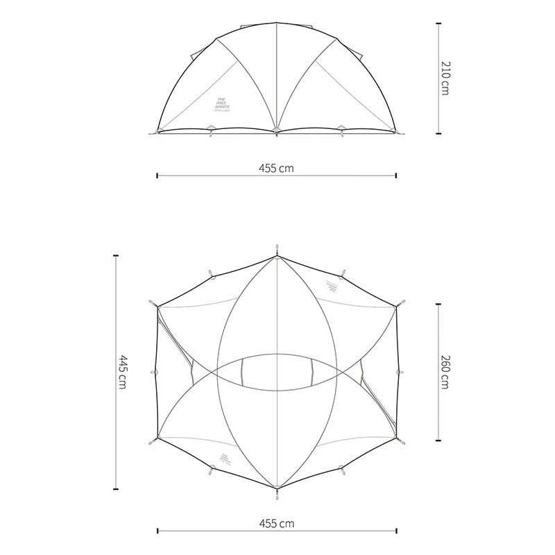 THE FREE SPIRITS 自由之魂 ザフリースピリッツ Skydome pro 30D with