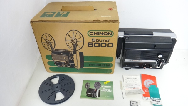 買取実績】8ミリプロジェクター映写機CHINON Sound6000 ｜たいむましん