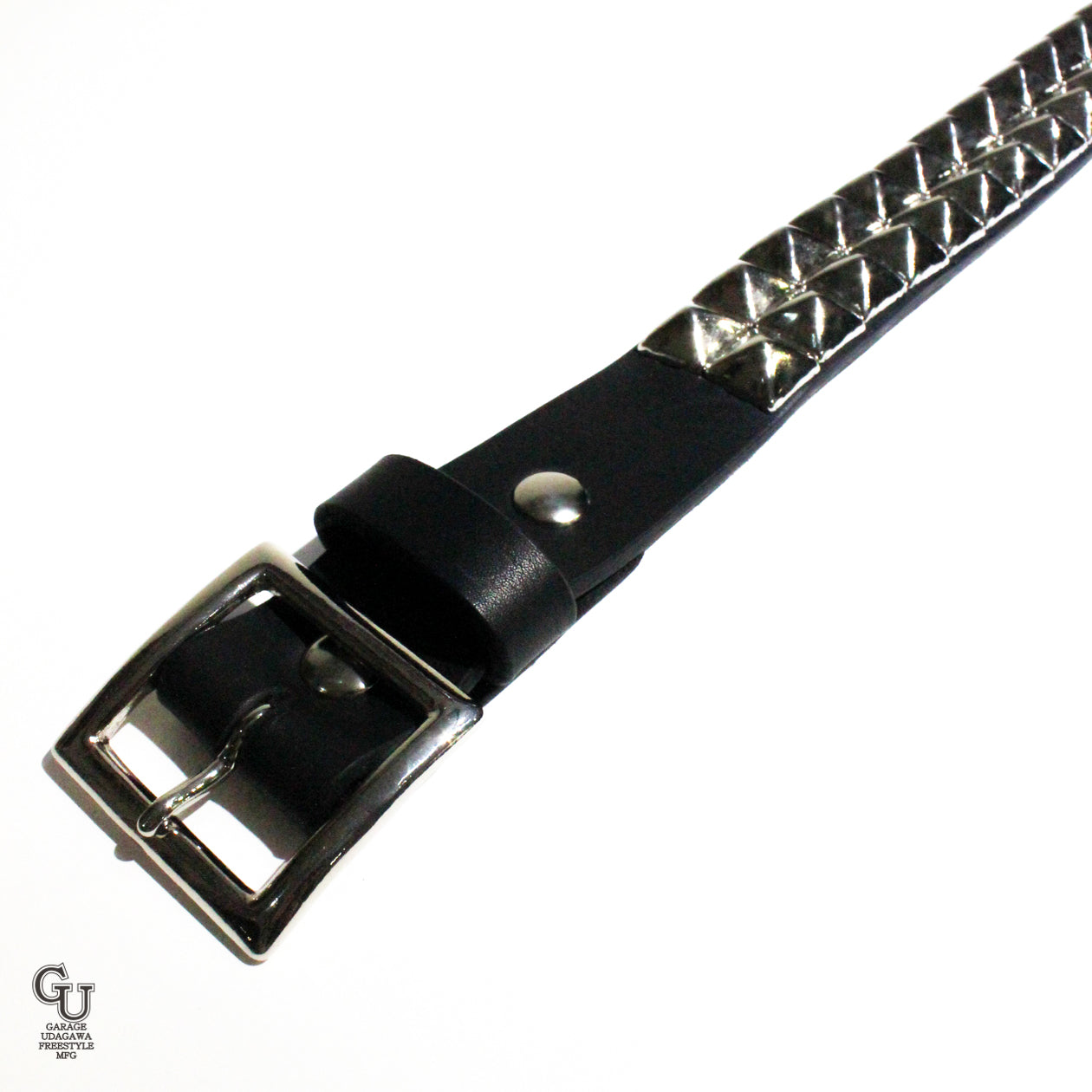 ピラミッド スタッズベルト ダブル ニッケル 2連 16mm – GARAGE