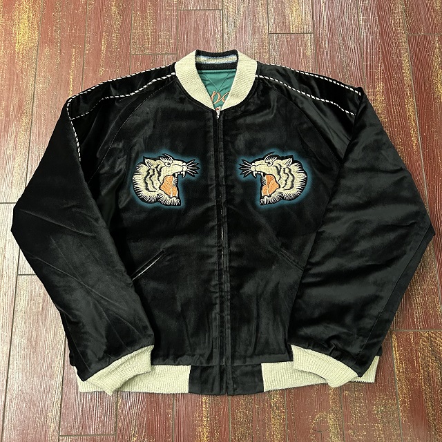 港商 スペシャルエディション 別珍スカジャン “Stencil Paint” TOYO