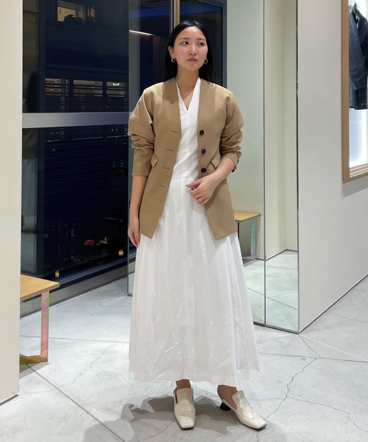 Tamara drape sleeve dress WH｜AKIRANAKA（アキラナカ）正規取り扱い