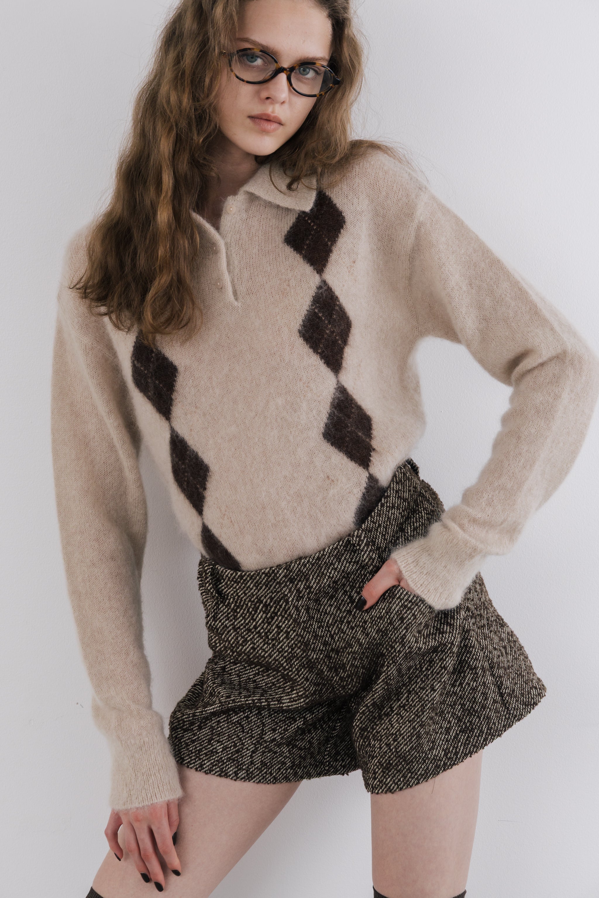 Marien Argyle Knit – THE TOÉ