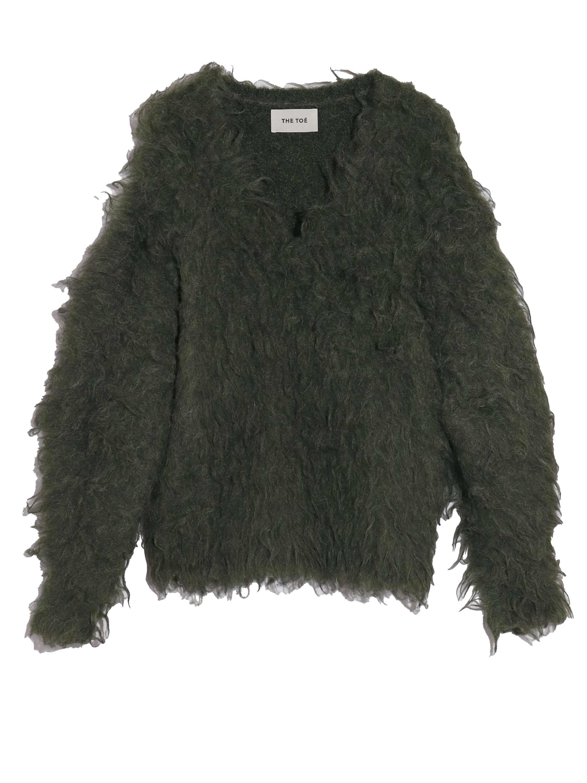 Pigalle shaggy Vneck knit – THE TOÉ